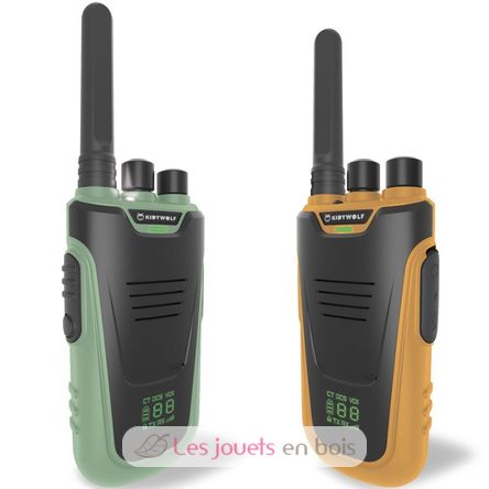 Kidytalk Walkie Talkies orange green KW-KIDYTALK-GO Kidywolf 1