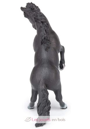 Black prancing horse figure PA51522-2923 Papo 7