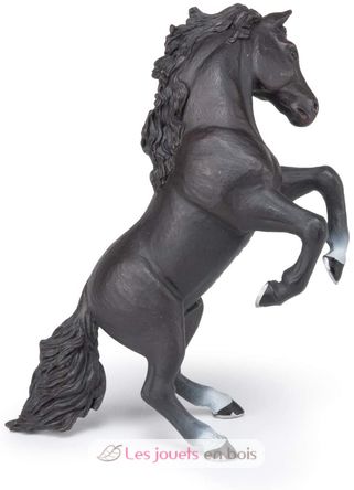 Black prancing horse figure PA51522-2923 Papo 5