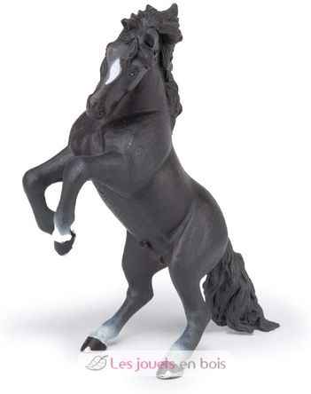 Black prancing horse figure PA51522-2923 Papo 4