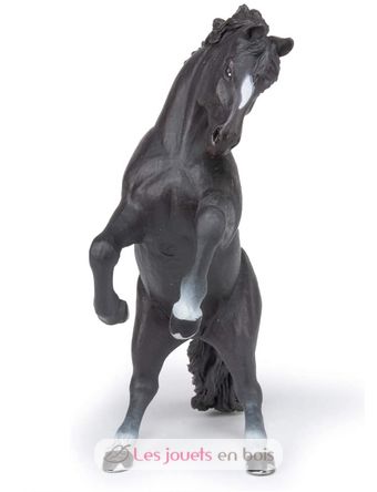 Black prancing horse figure PA51522-2923 Papo 3