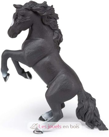 Black prancing horse figure PA51522-2923 Papo 2