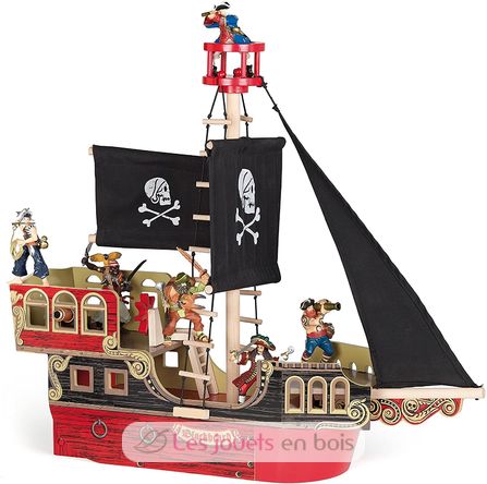 Black Beard Pirate Ship PA9079-856 Papo 1