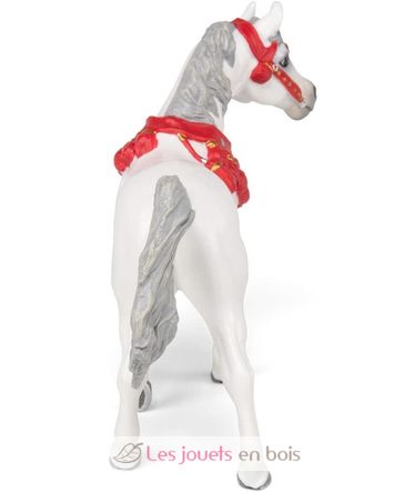 White Arab BlaCheval dressed in parade figure PA-51568 Papo 5