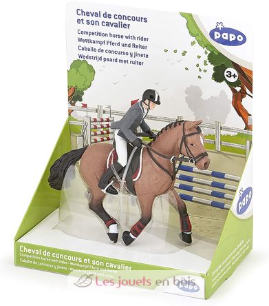 Show horse and rider figurine PA-51561 Papo 3