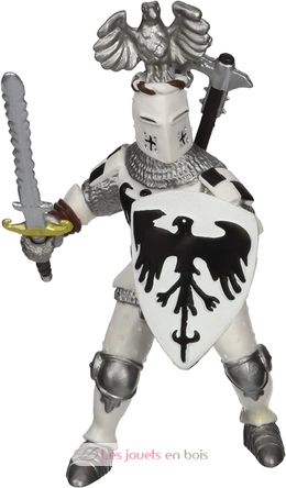 White crested knight figure PA39785-5303 Papo 2