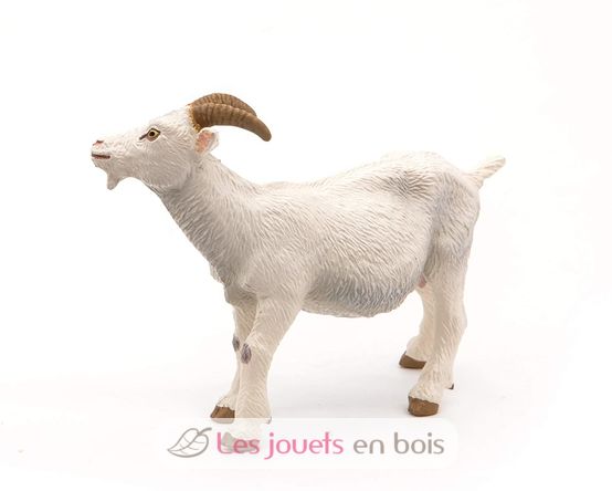 White horned goat figurine PA51144-2947 Papo 3