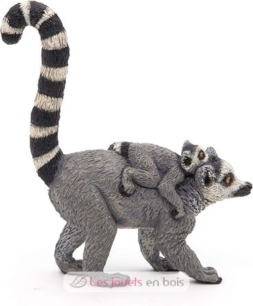 Lemur and her baby figure PA50173-5267 Papo 2