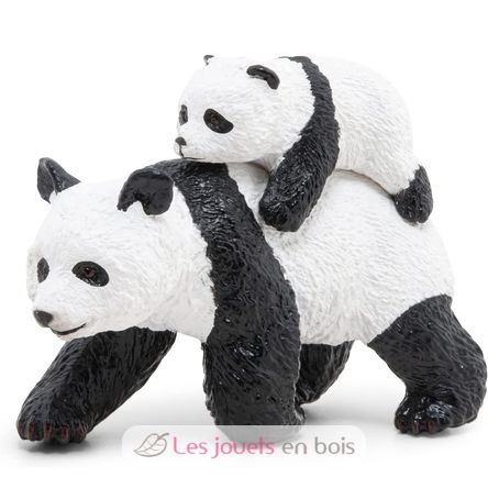 Panda and her baby figure PA50071-3119 Papo 1