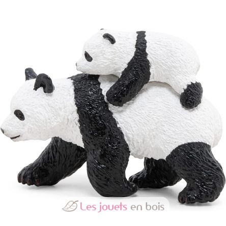 Panda and her baby figure PA50071-3119 Papo 3