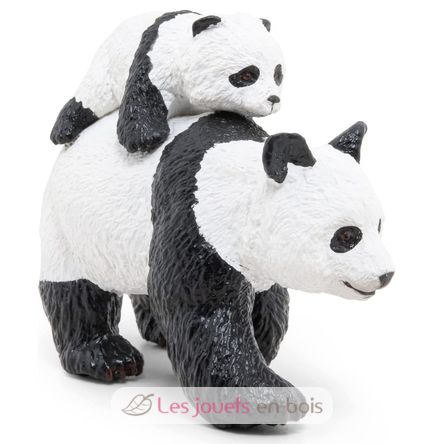 Panda and her baby figure PA50071-3119 Papo 5