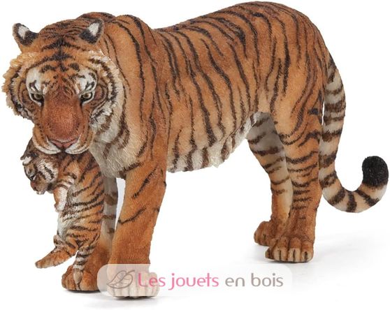 Tigress figurine and her baby PA50118-2924 Papo 1