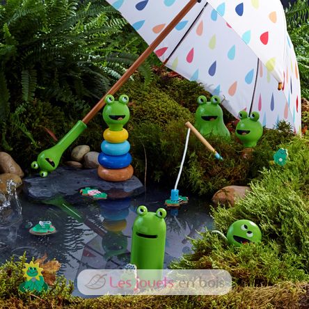 Babeth the frog umbrella V4405S Vilac 5