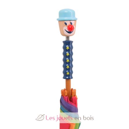 Blue clown umbrella V4419 Vilac 3