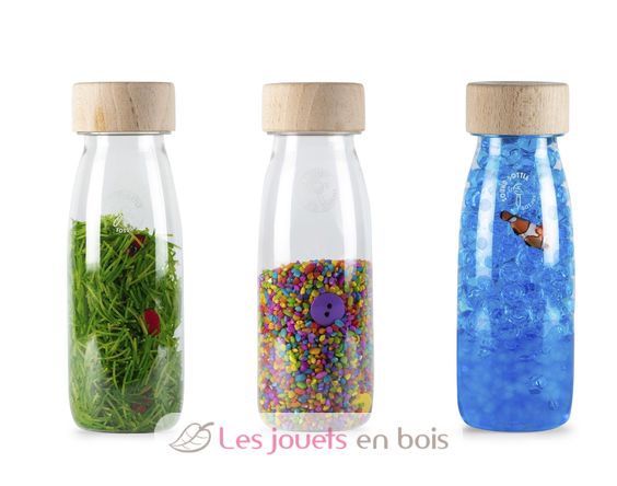 Petit Boum - Fish Sensory Bottle - Blue