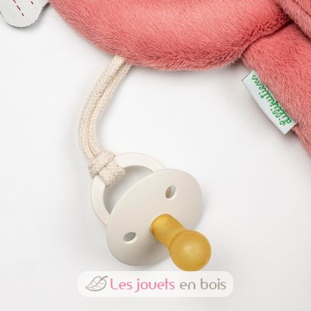 Glow-in-the-dark pacifier clip Jeanne the cat LL83592 Lilliputiens 2