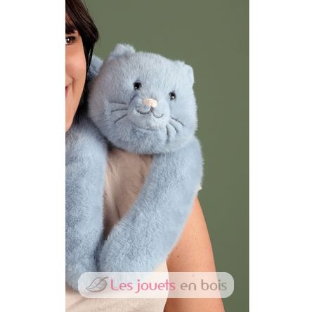 Weighted Blue Cat Plush 50 cm HO3480 Histoire d'Ours 2