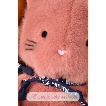 Méloé Cat Plush Toy 37cm - Rose powder MA0199 Maïlou Tradition 2