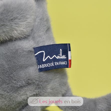 Méloé Cat Plush Toy 37cm - Grey MA0261 Maïlou Tradition 3