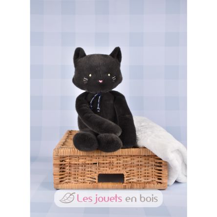 Méloé Cat Plush Toy 37cm - Charcoal grey MA0260 Maïlou Tradition 7