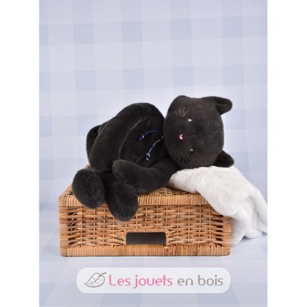 Méloé Cat Plush Toy 37cm - Charcoal grey MA0260 Maïlou Tradition 5