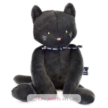 Méloé Cat Plush Toy 37cm - Charcoal grey MA0260 Maïlou Tradition 1