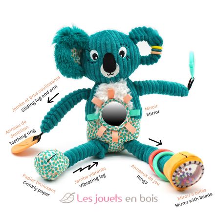 Berlingos the koala activity soft toy DE42137 Les Déglingos 4