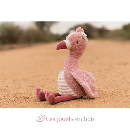 Cuddle Flamingo Safari Friends LD8353 Little Dutch 7