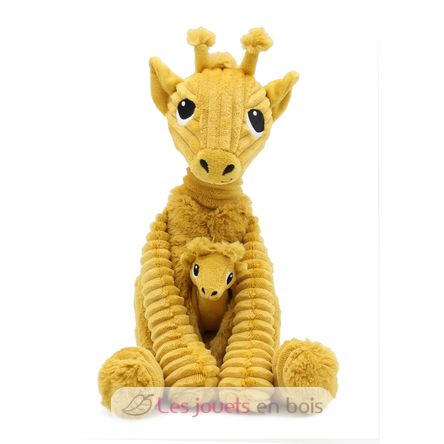 Giraffe plush toy mother and her baby DE76230 Les Déglingos 7