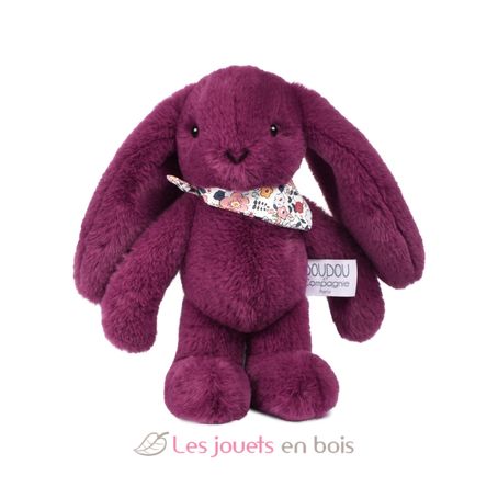 Plum Fleurette Rabbit Plush 25 cm DC4704 Doudou et Compagnie 2