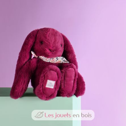 Plum Fleurette Rabbit Plush 25 cm DC4704 Doudou et Compagnie 5