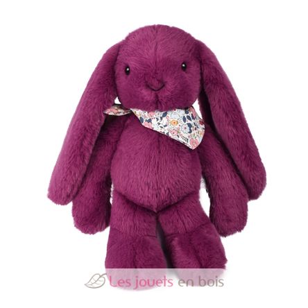 Plum Fleurette Rabbit Plush 35 cm DC4705 Doudou et Compagnie 3