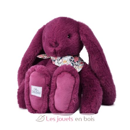 Plum Fleurette Rabbit Plush 35 cm DC4705 Doudou et Compagnie 1