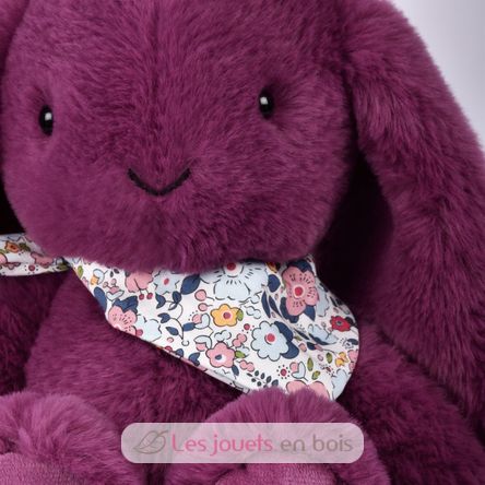 Plum Fleurette Rabbit Plush 35 cm DC4705 Doudou et Compagnie 2