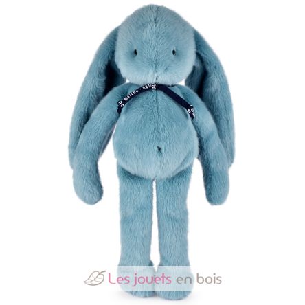Méloé Rabbit Plush Toy 37cm - Blue lagoon MA0266 Maïlou Tradition 4