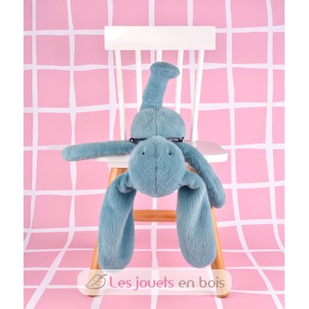 Méloé Rabbit Plush Toy 37cm - Blue lagoon MA0266 Maïlou Tradition 8