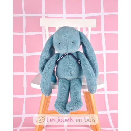 Méloé Rabbit Plush Toy 37cm - Blue lagoon MA0266 Maïlou Tradition 7