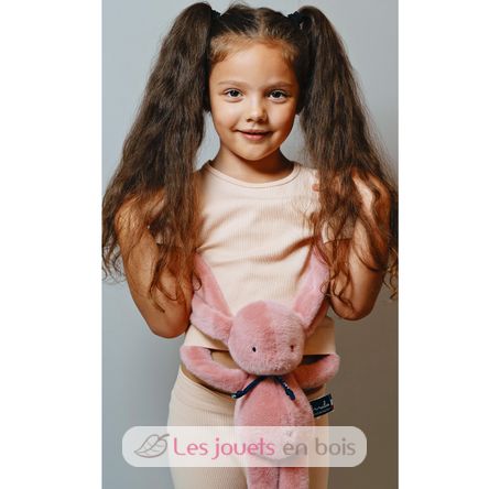 Méloé Rabbit Plush Toy 37cm - Pink MA0036 Maïlou Tradition 2