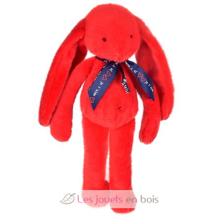 Méloé Rabbit Plush Toy 37cm - Passion red MA0239 Maïlou Tradition 4