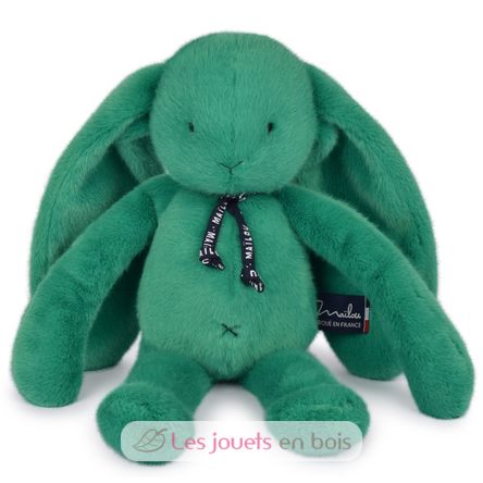 Méloé Rabbit Plush Toy 37cm - Meadow green MA0326 Maïlou Tradition 1