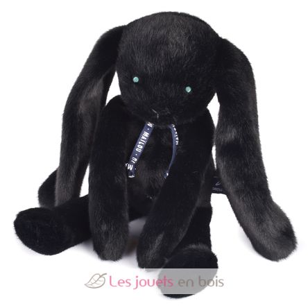 Méloé Rabbit Plush Toy 37cm - Black MA0364 Maïlou Tradition 2