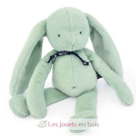 Méloé Rabbit Plush Toy 37cm - Sage green MA0035 Maïlou Tradition 1