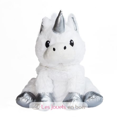 Silver unicorn hot water bottle plush PELICAR Pelucho 1