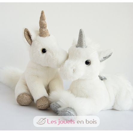 Gold Unicorn Plush 23 cm HO2659 Histoire d'Ours 2