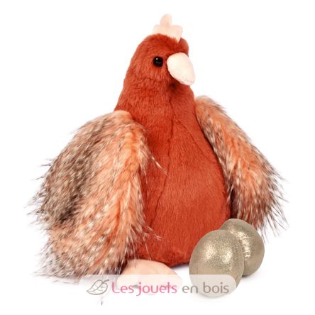 Plush My hen with golden eggs 28 cm HO3447 Histoire d'Ours 1