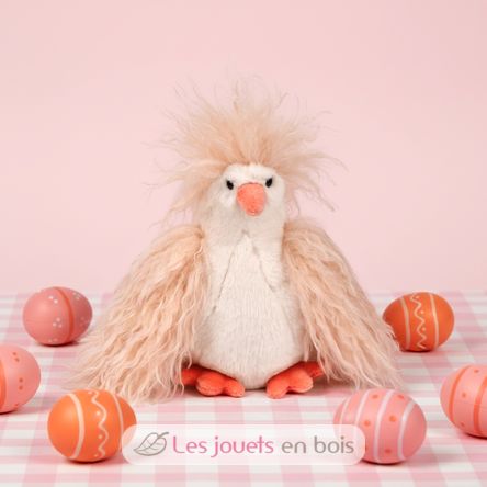 Plush hen with frizz 20 cm HO3446 Histoire d'Ours 4