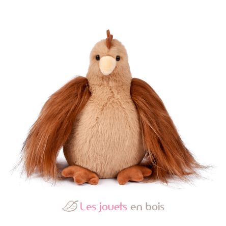 Plush hen reddish-brown color 20 cm HO3444 Histoire d'Ours 1