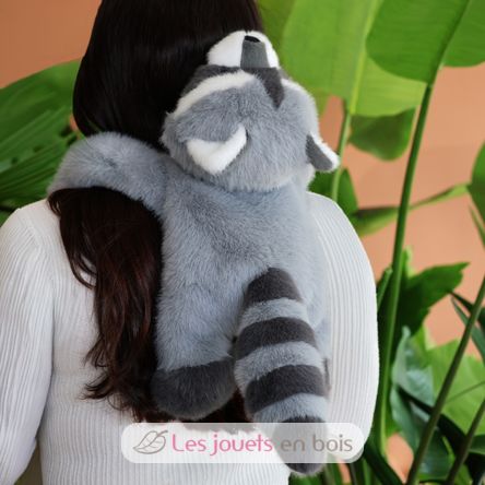 Weighted Gray Raccoon Plush 50 cm HO3395 Histoire d'Ours 3