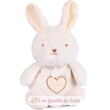 Plush rabbit with breathing effect DC4685 Doudou et Compagnie 1
