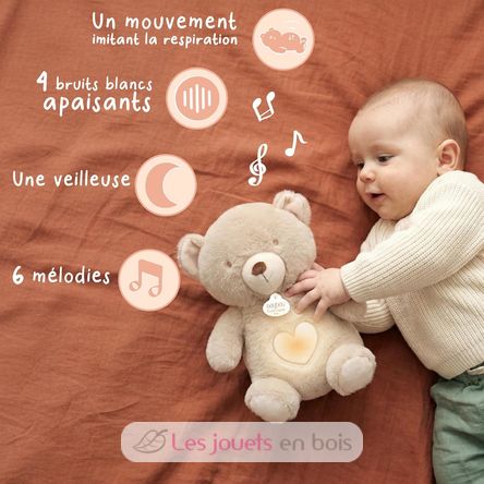 Plush bear with breathing effect DC4684 Doudou et Compagnie 4